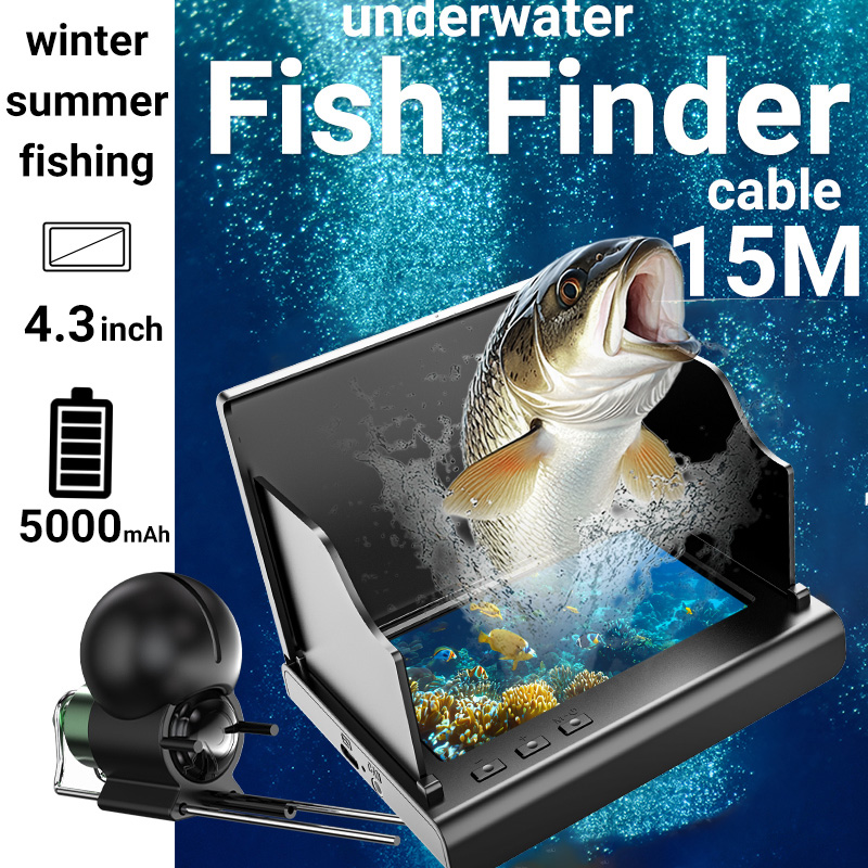 Fish Finder Portable - 4.3 Inch Ice Fishing Camera Fish
