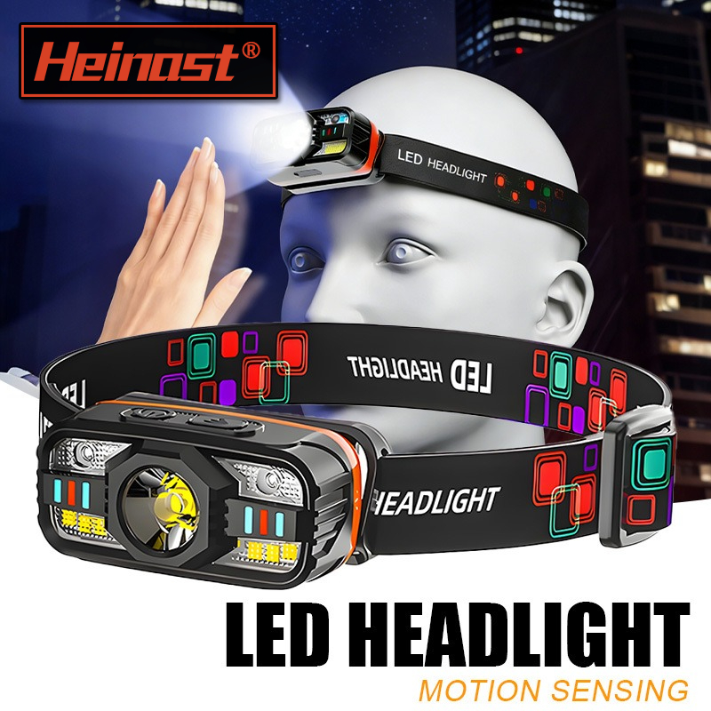 Fish Finder Battery - USB Rechargeable LED Headlamp Portable Light