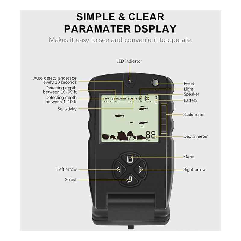 New Portable Fish Finder, Ice  - Fish Finder Portable recensione e prezzo