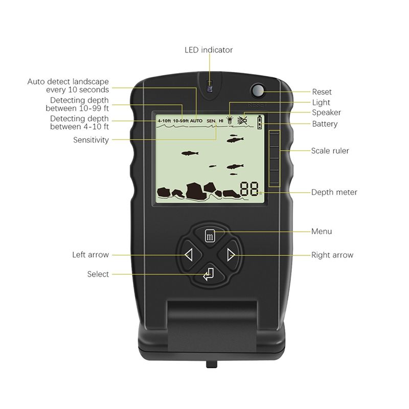 New Portable Fish Finder, Ice  - Fish Finder Portable recensione e prezzo