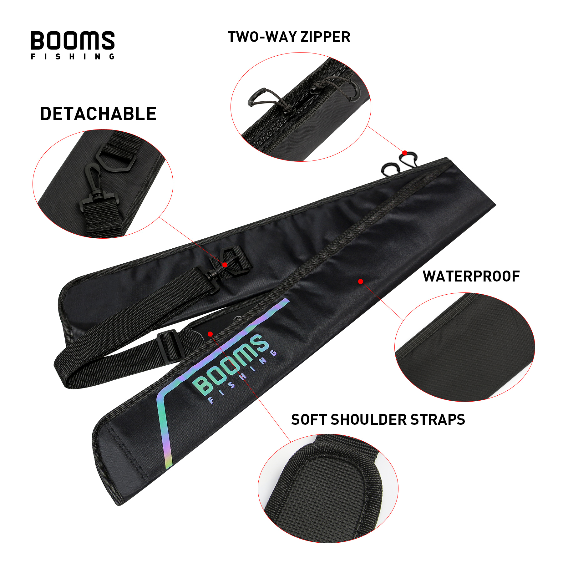 Booms Fishing 195cm Large Wate - Fish Finder Case recensione e prezzo