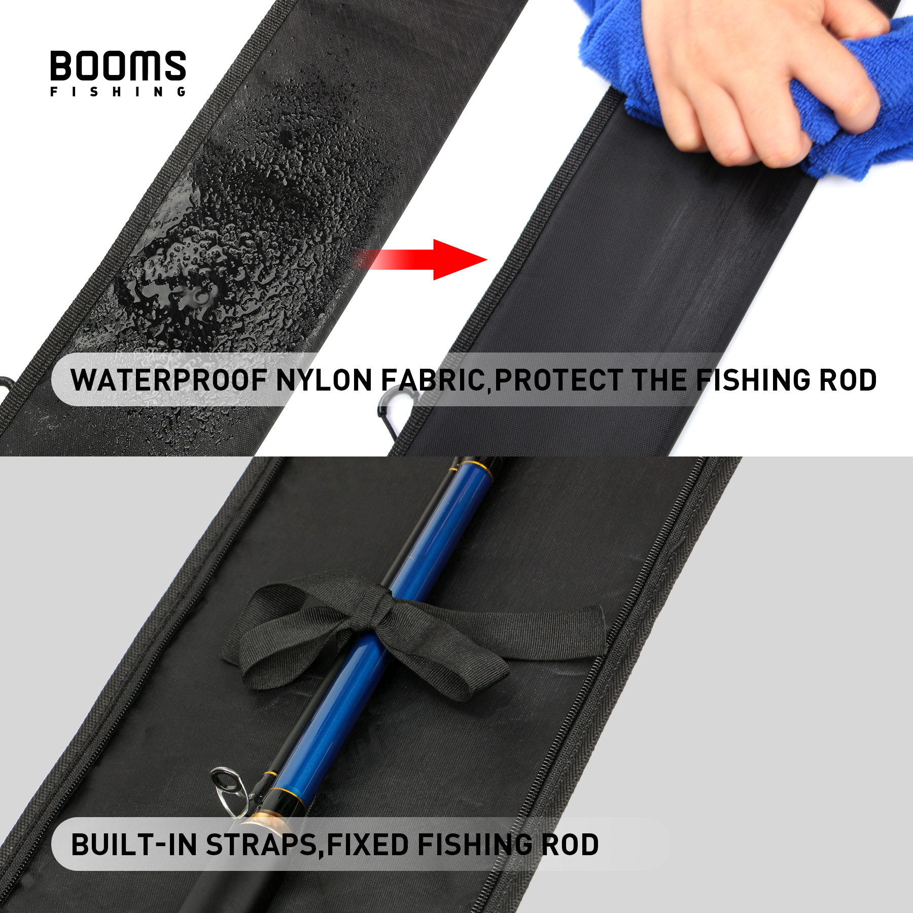 Booms Fishing 195cm Large Wate - Fish Finder Case recensione e prezzo