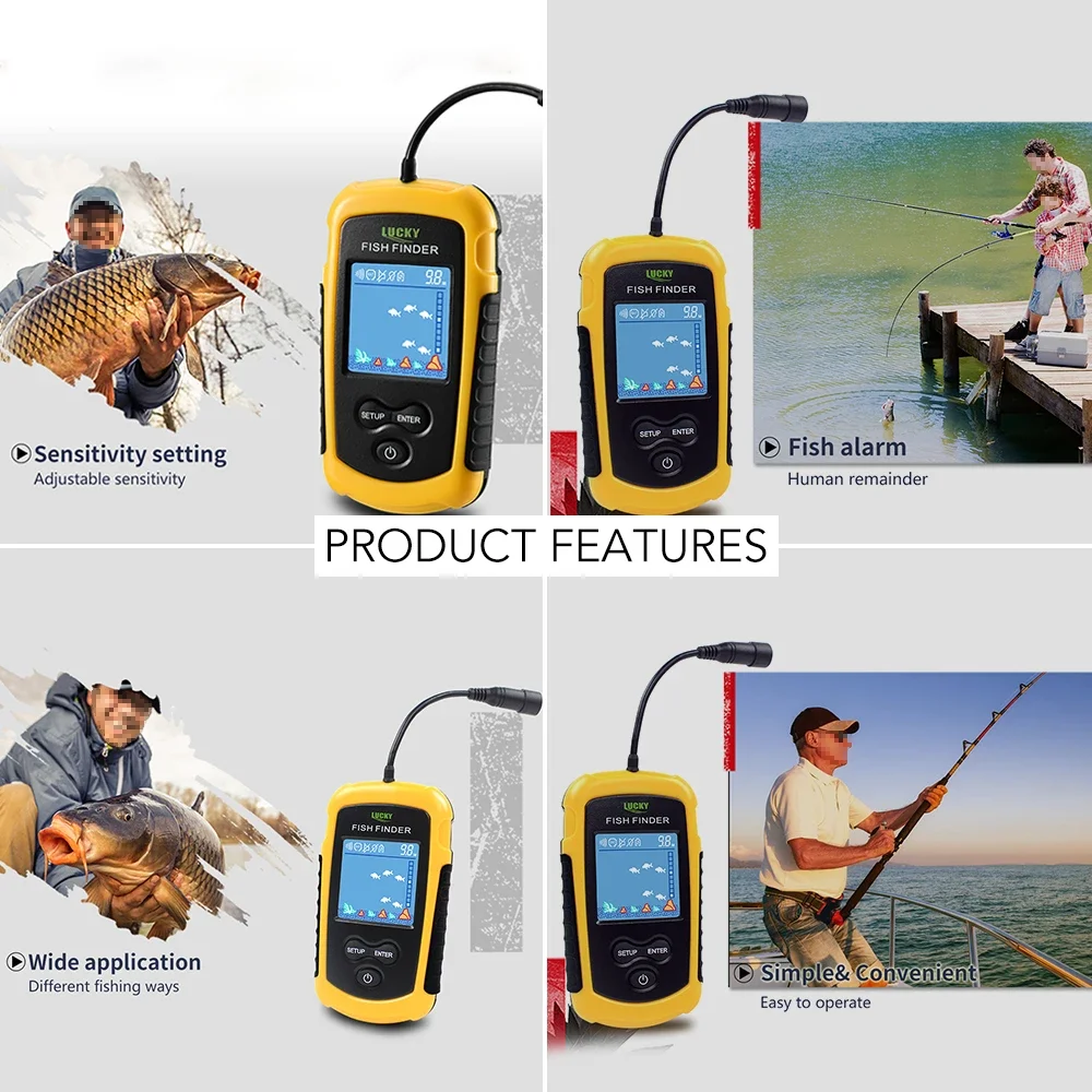 Lucky LCD Color Screen Portabl - Fish Finder Portable recensione e prezzo