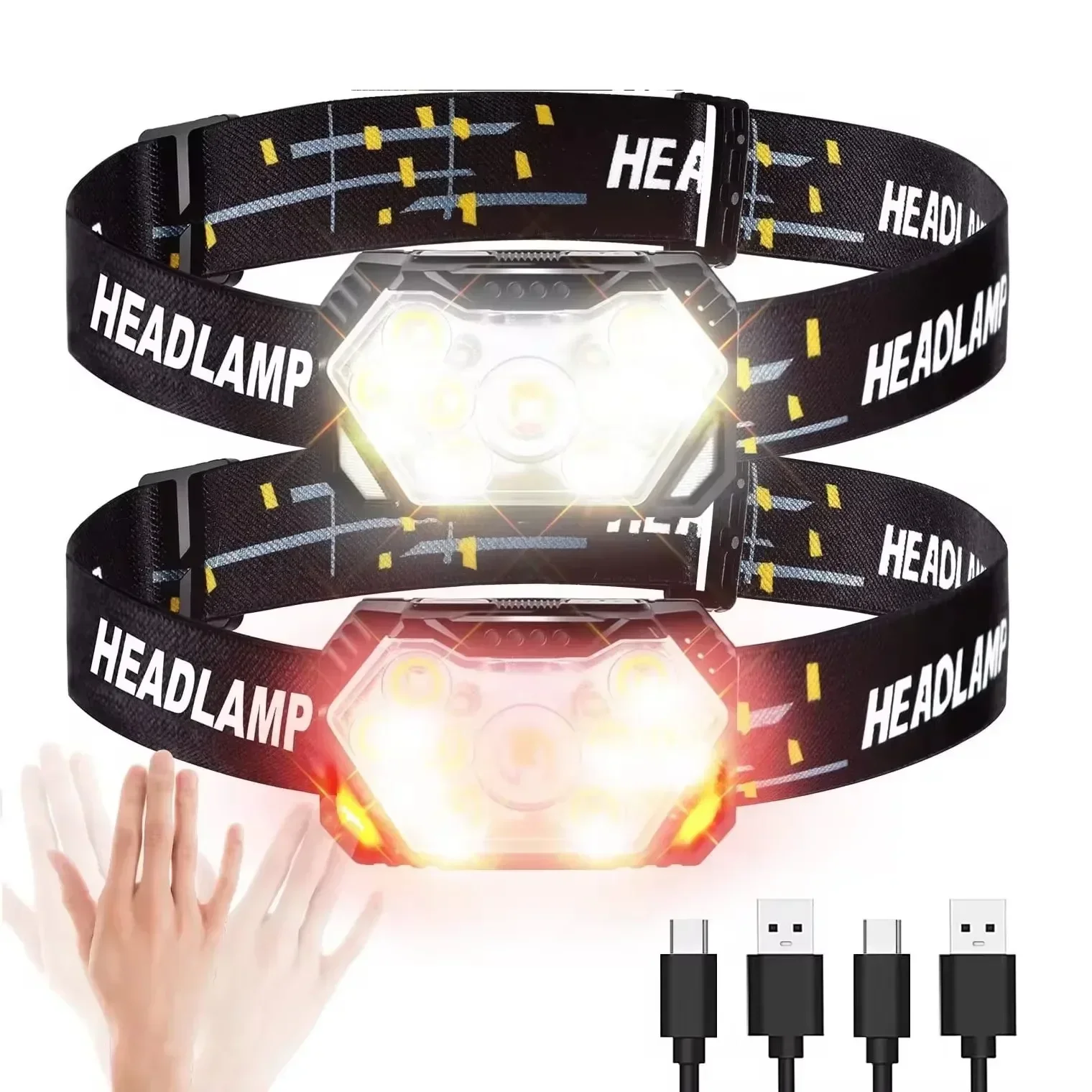 Powerful LED Sensor Headlamp U - Fish Finder Battery recensione e prezzo