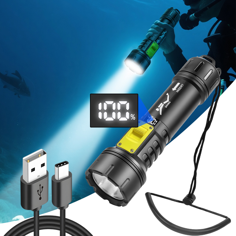 New XHP70 Diving Flashlight IP - Fishing Light recensione e prezzo