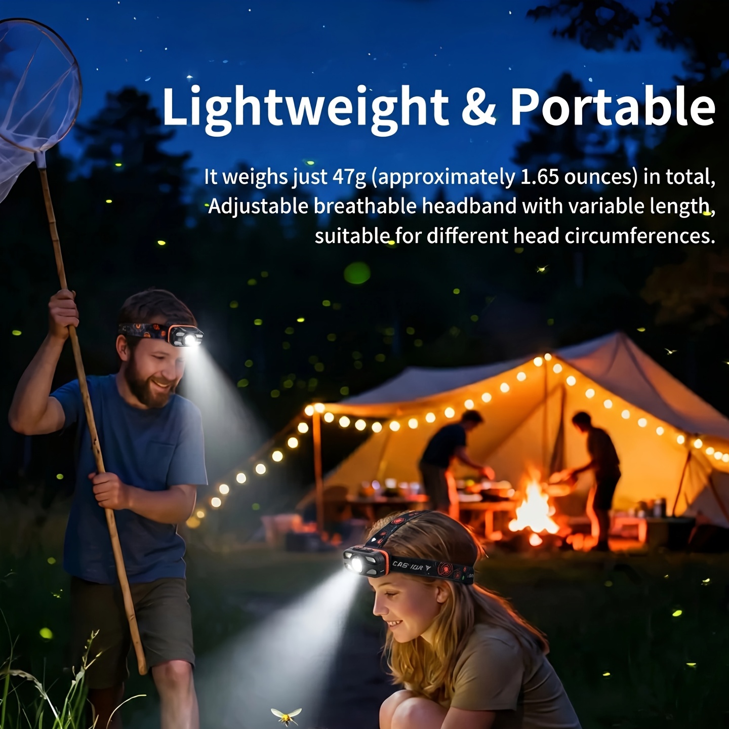 USB Rechargeable LED Headlamp  - Fish Finder Battery recensione e prezzo